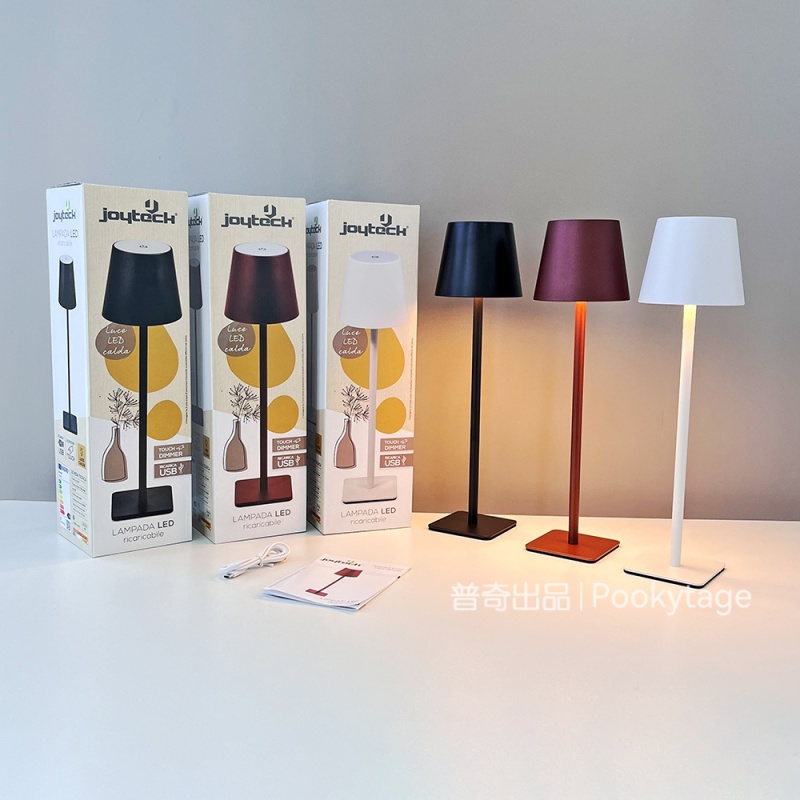 出意大利！无极调光！简约高级照明复古小夜灯LED充电无线床头灯