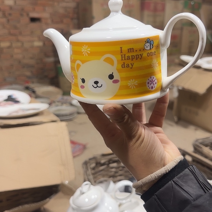 库存微瑕多空茶壶