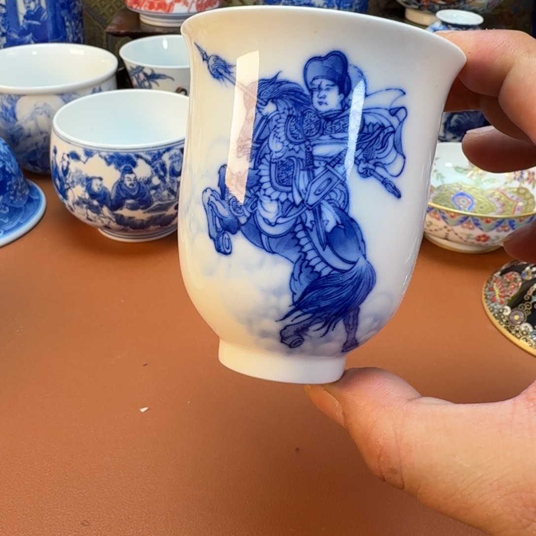 杯子陶景德镇全手工手绘陶瓷