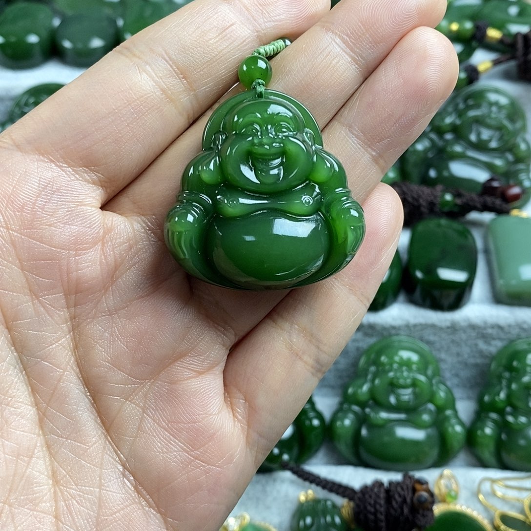 和田玉（碧玉）未镶嵌颈饰
