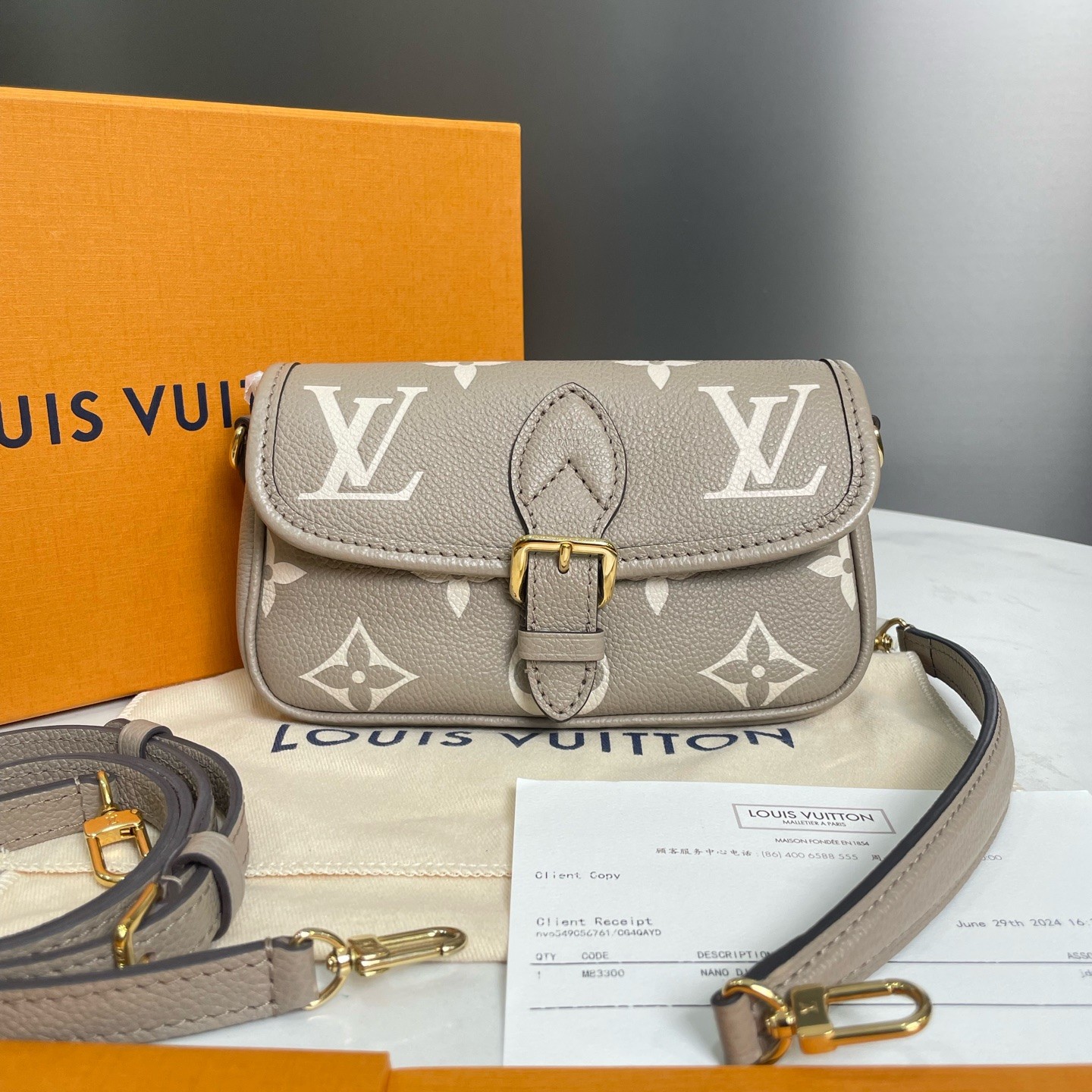 99新 LouisVuitton/路易威登 芯片款大全套超迷你法棍包16519624