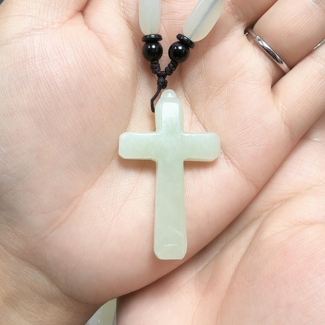 和田玉颈饰未镶嵌