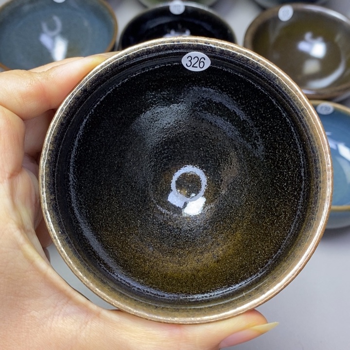 茶盏建窑建盏磨底柴烧主人杯