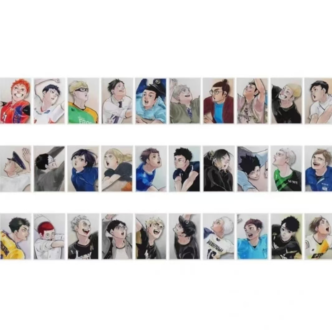 【排球少年】 十周年原画   彩色拍立得 （日谷国现，直播代拆）