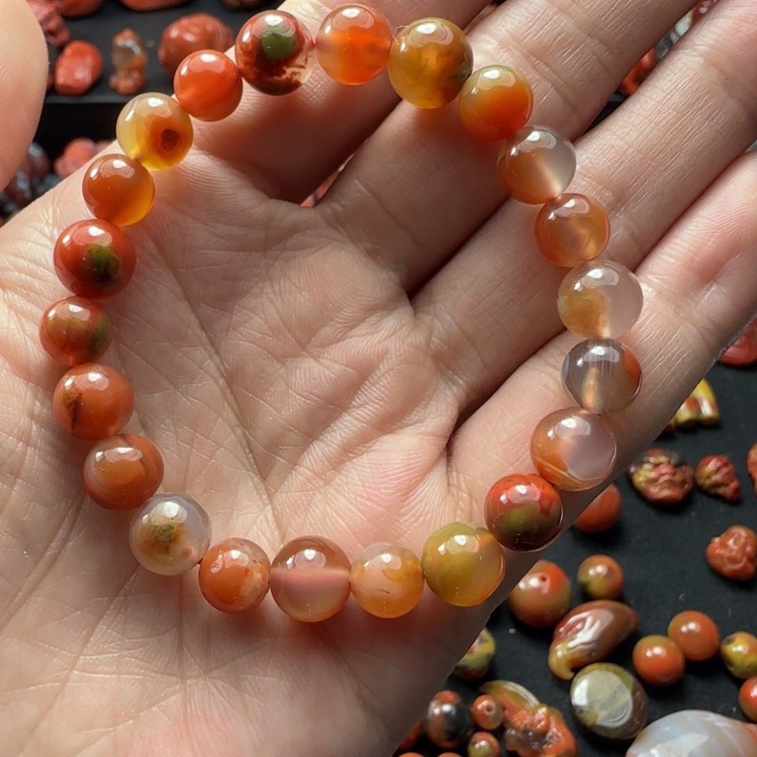 玛瑙/玉髓手链未镶嵌