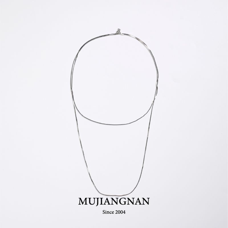 925银银制品 【珞宁专属】慕江南-鱼骨毛衣链