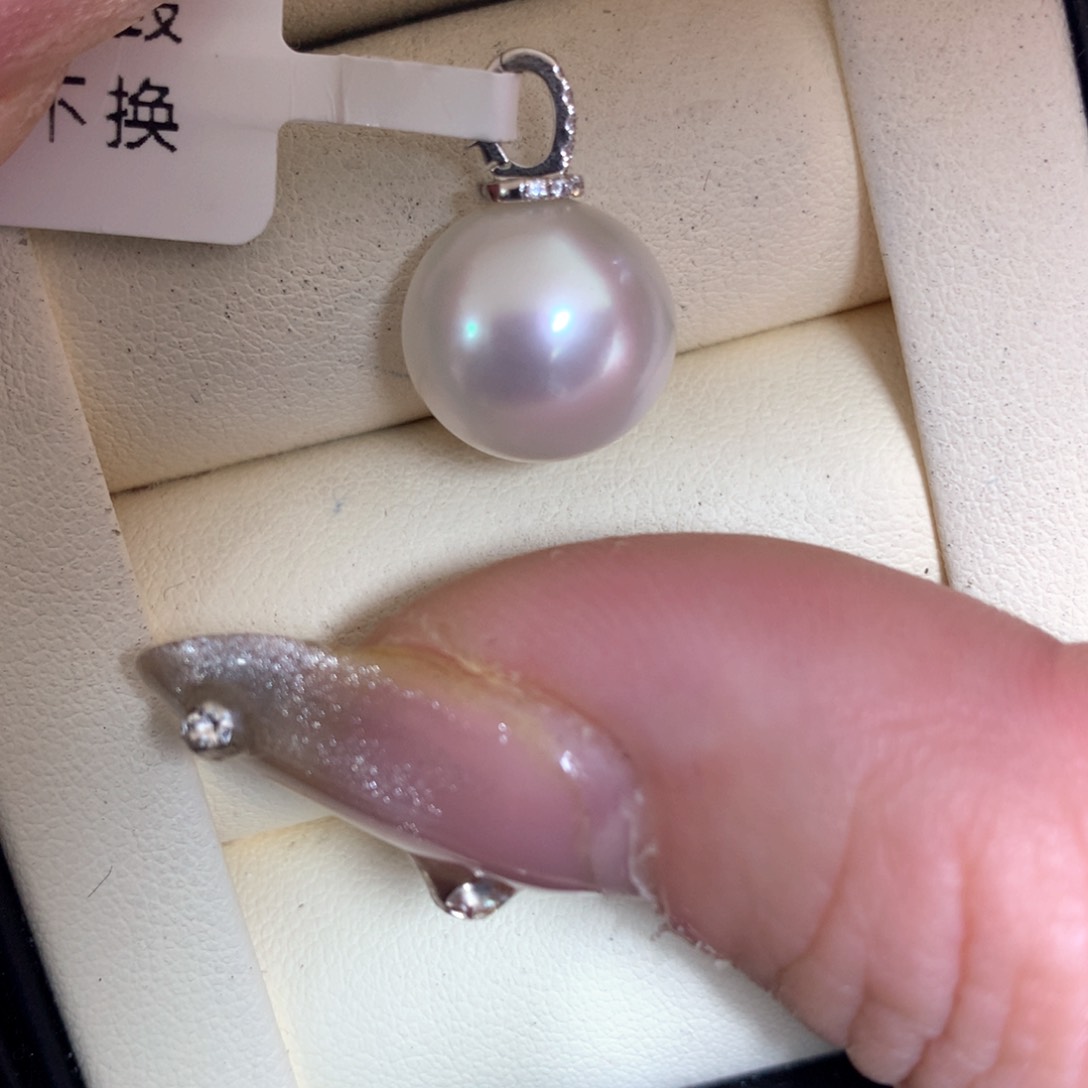 海水珍珠颈饰18K金镶嵌