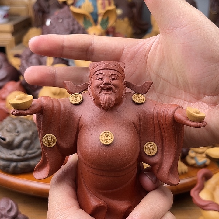 紫砂茶宠?****?紫砂财神