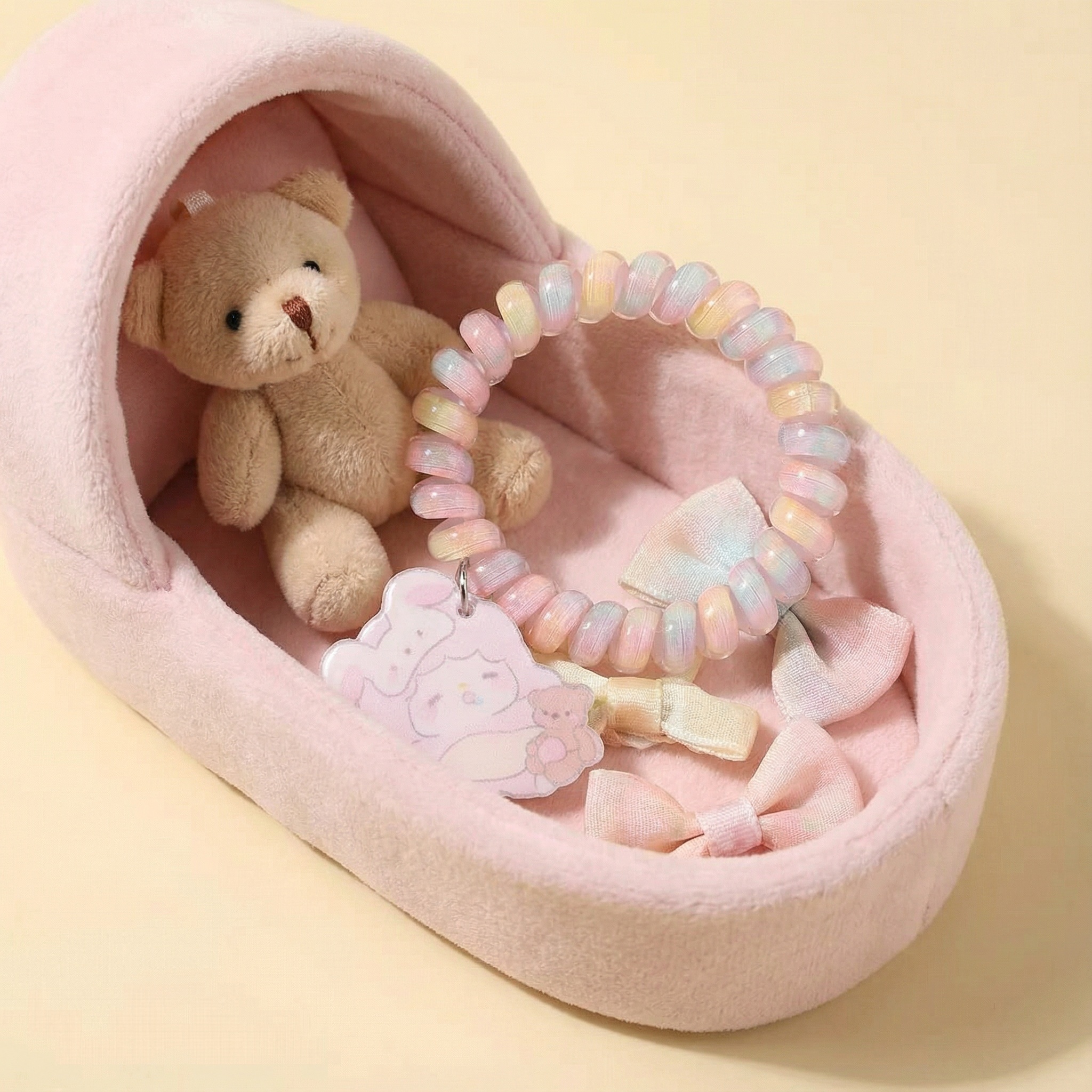 L12甜梦小羊弹簧发绳