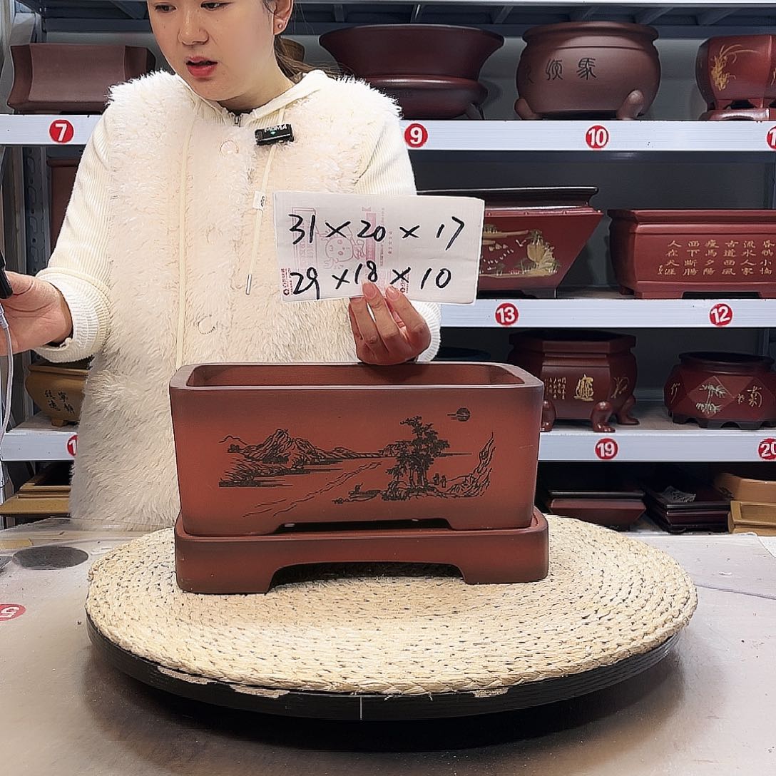 紫砂花盆紫砂花盆