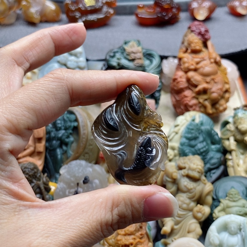 【闪购商品】未镶嵌吊坠定制玛瑙