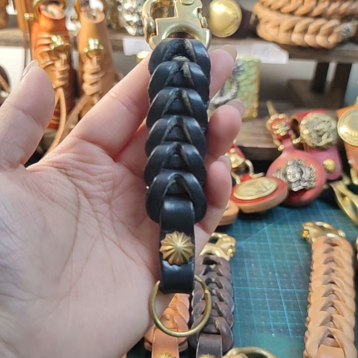 龙骨钥匙链编织款