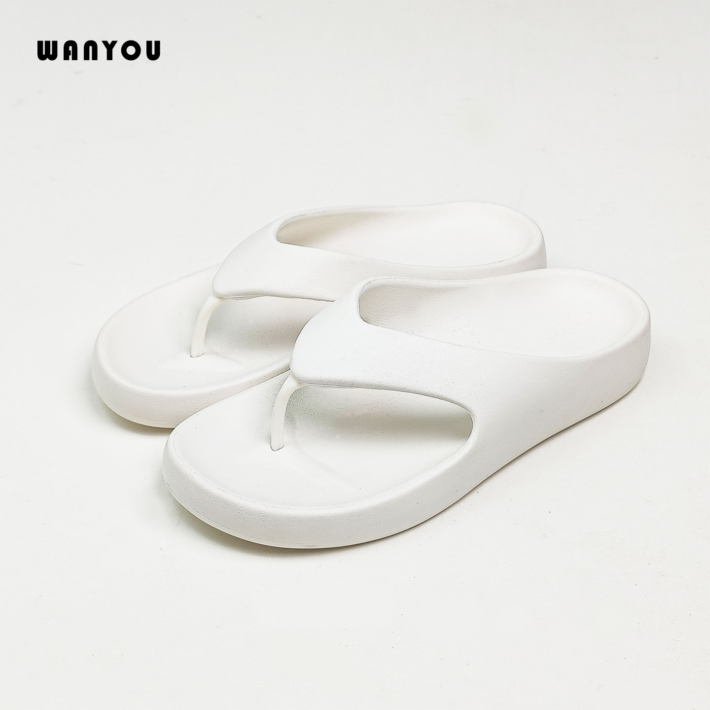 修面休闲风注压运动风纯色人字拖软底夏季高跟柔软-YP-658