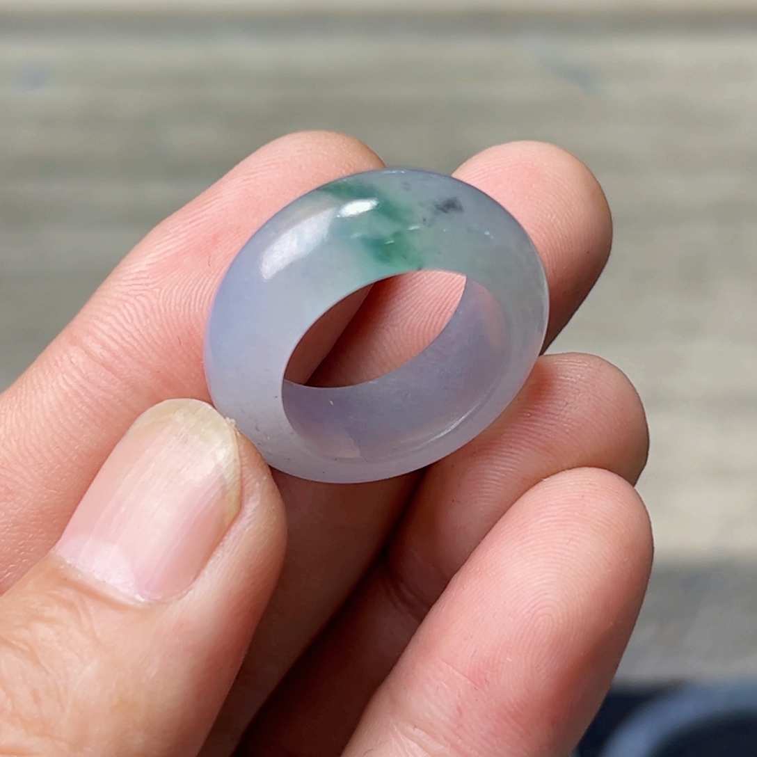 定制翡翠未镶嵌圈口18号