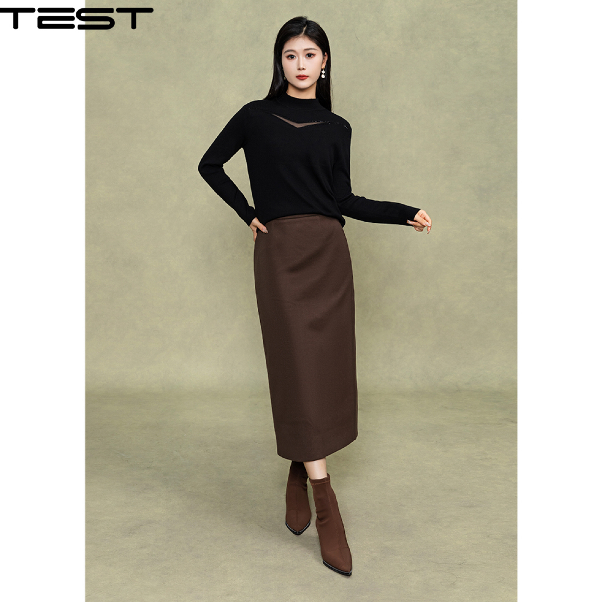 武冈她之蝶25冬上衣 1254122款细针织