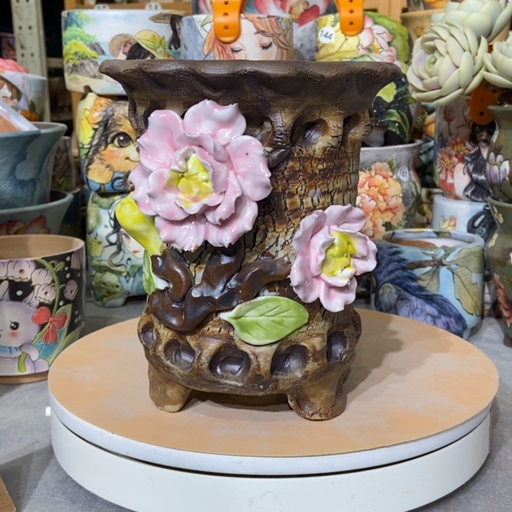 红陶景德镇艺术手绘作品