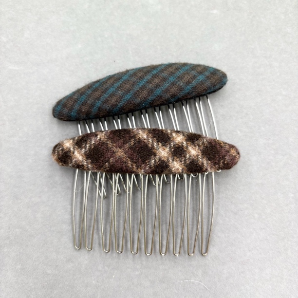 L676夕洛新款韩版碎发插梳前额高颅顶倒插梳无痕发卡