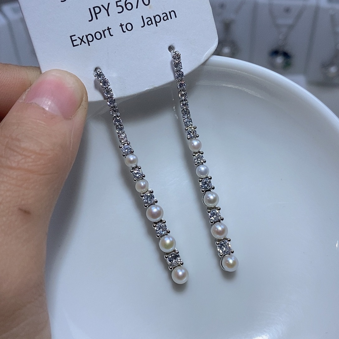 耳饰未镶嵌淡水珍珠