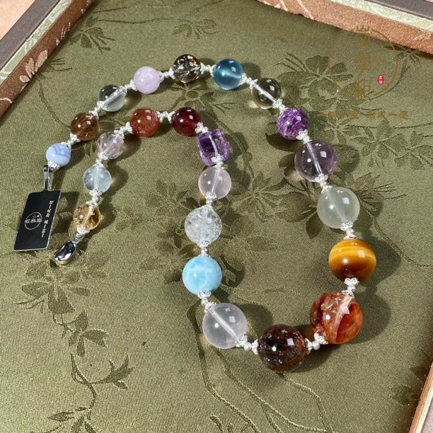 E1875L 水晶宝石多宝阵 项链