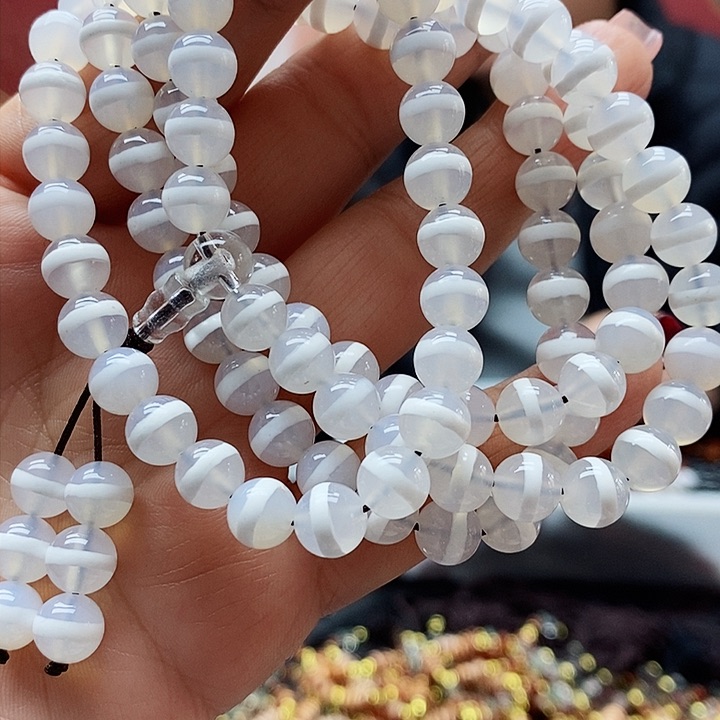 玛瑙/玉髓颈饰合金