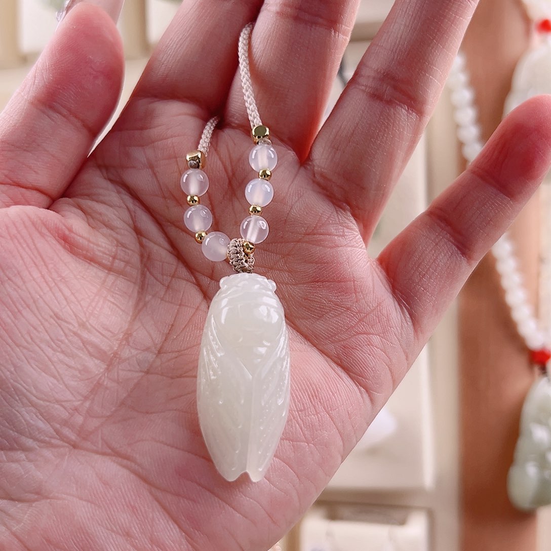 和田玉吊坠(不含链)未镶嵌