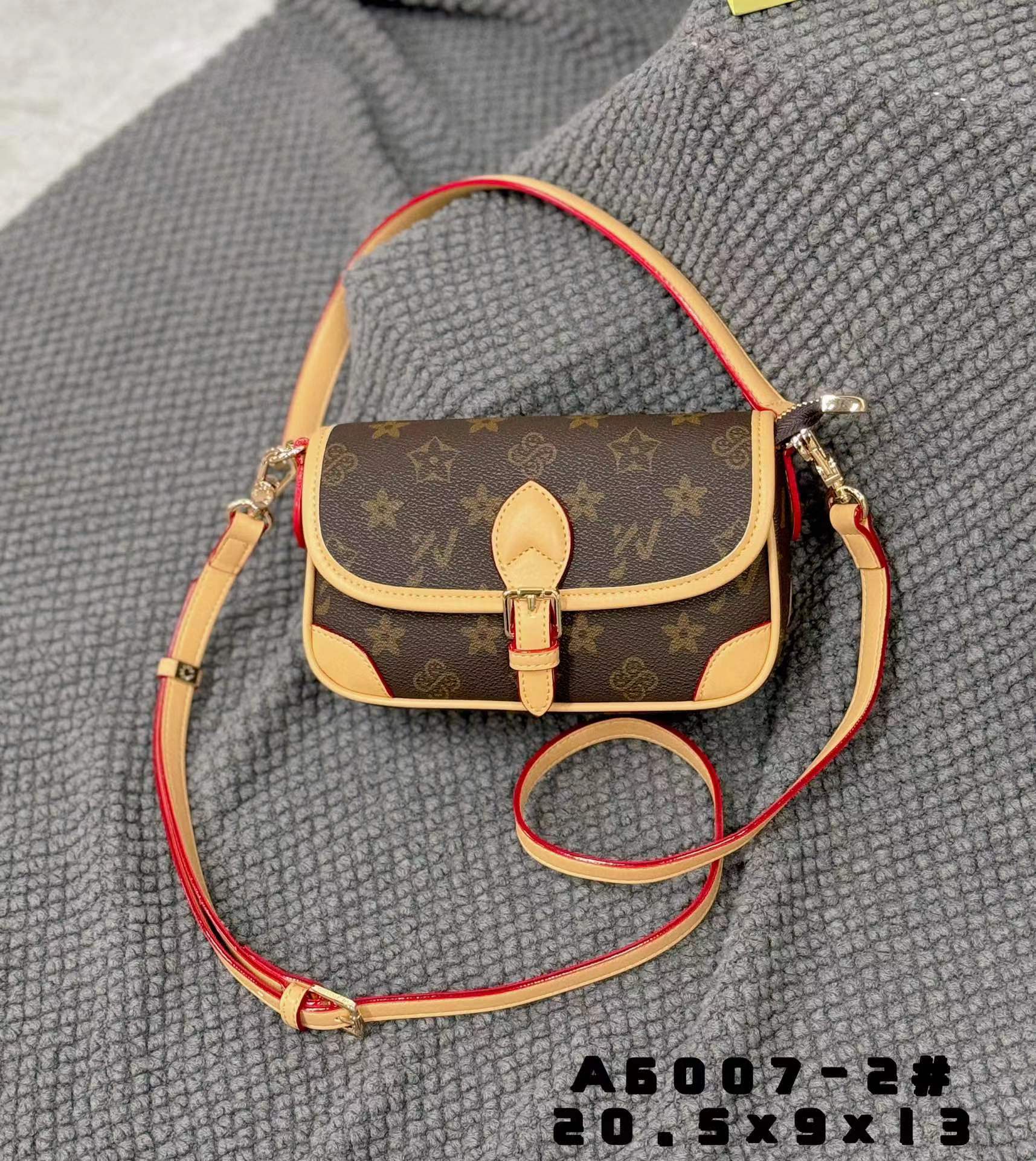 阿青女包（腋下法棍包）Y6007百搭休闲单肩斜挎包包时尚复古斜跨包