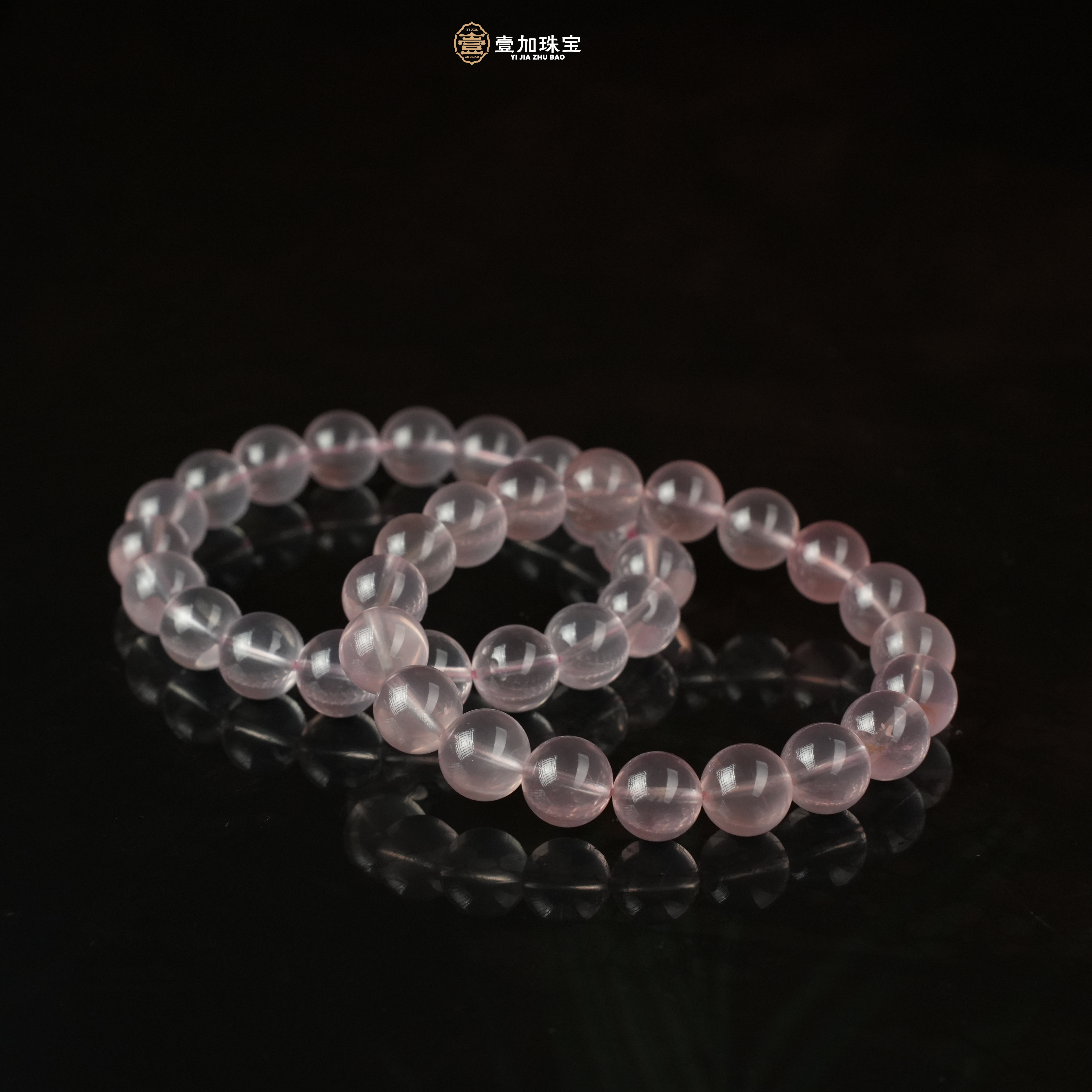 壹加田田｜手工设计粉晶手串多样性发一#3.0