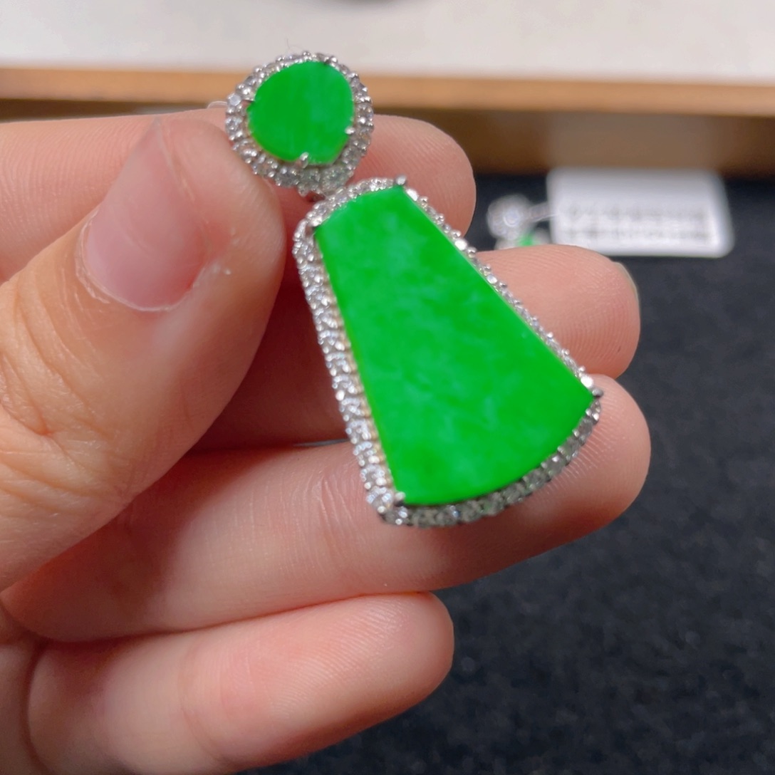 翡翠颈饰银S925镶嵌g h h h h