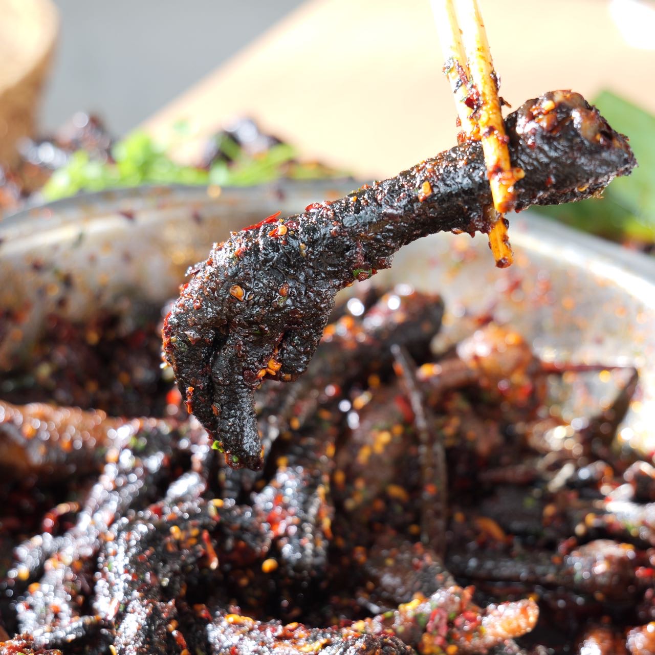 【顺丰包邮】云南黄焖胡辣子大黑鸡脚（大只更爽）口感偏硬（介意勿拍）