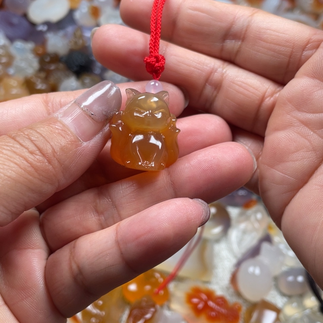 玛瑙/玉髓未镶嵌颈饰