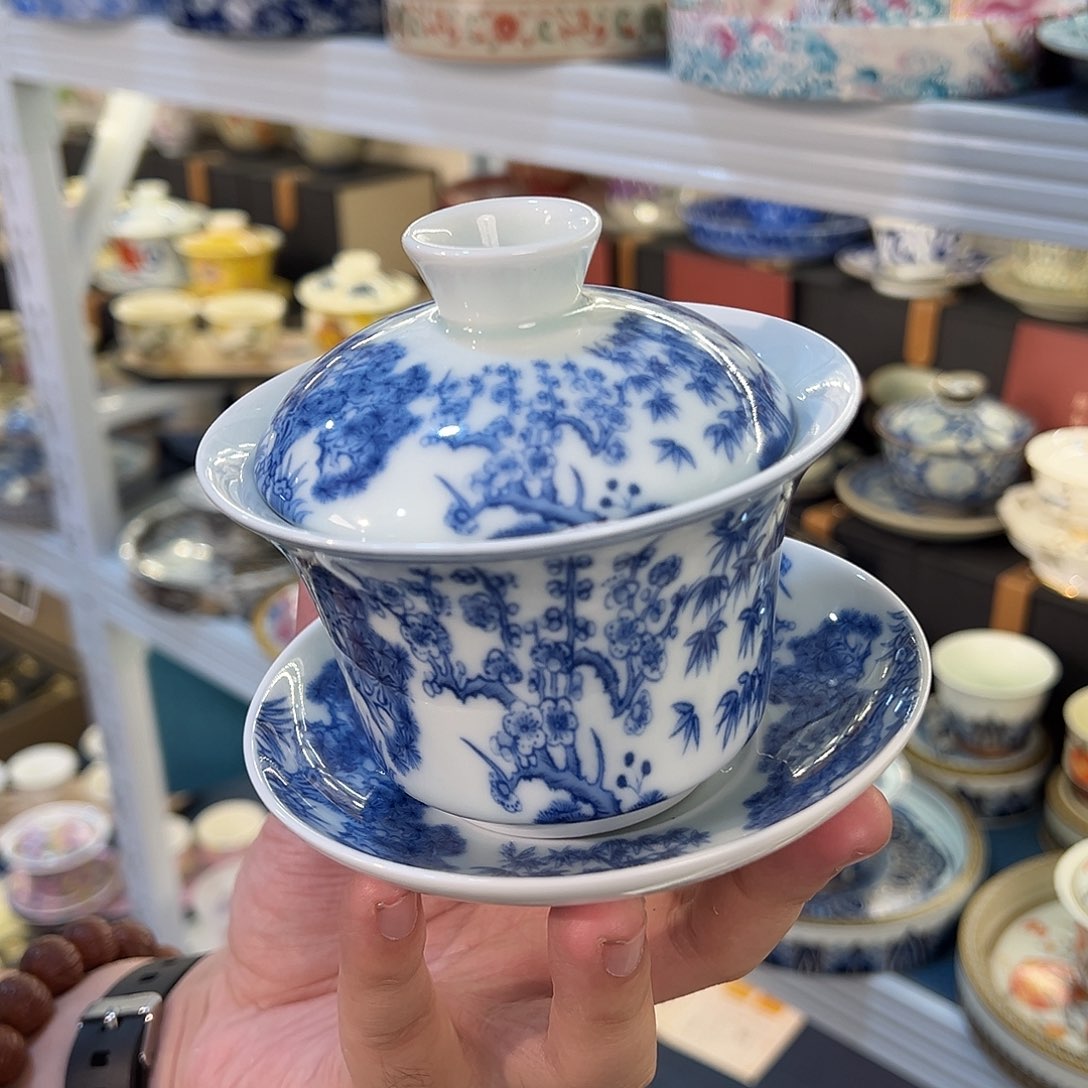 盖碗很漂亮我很喜欢