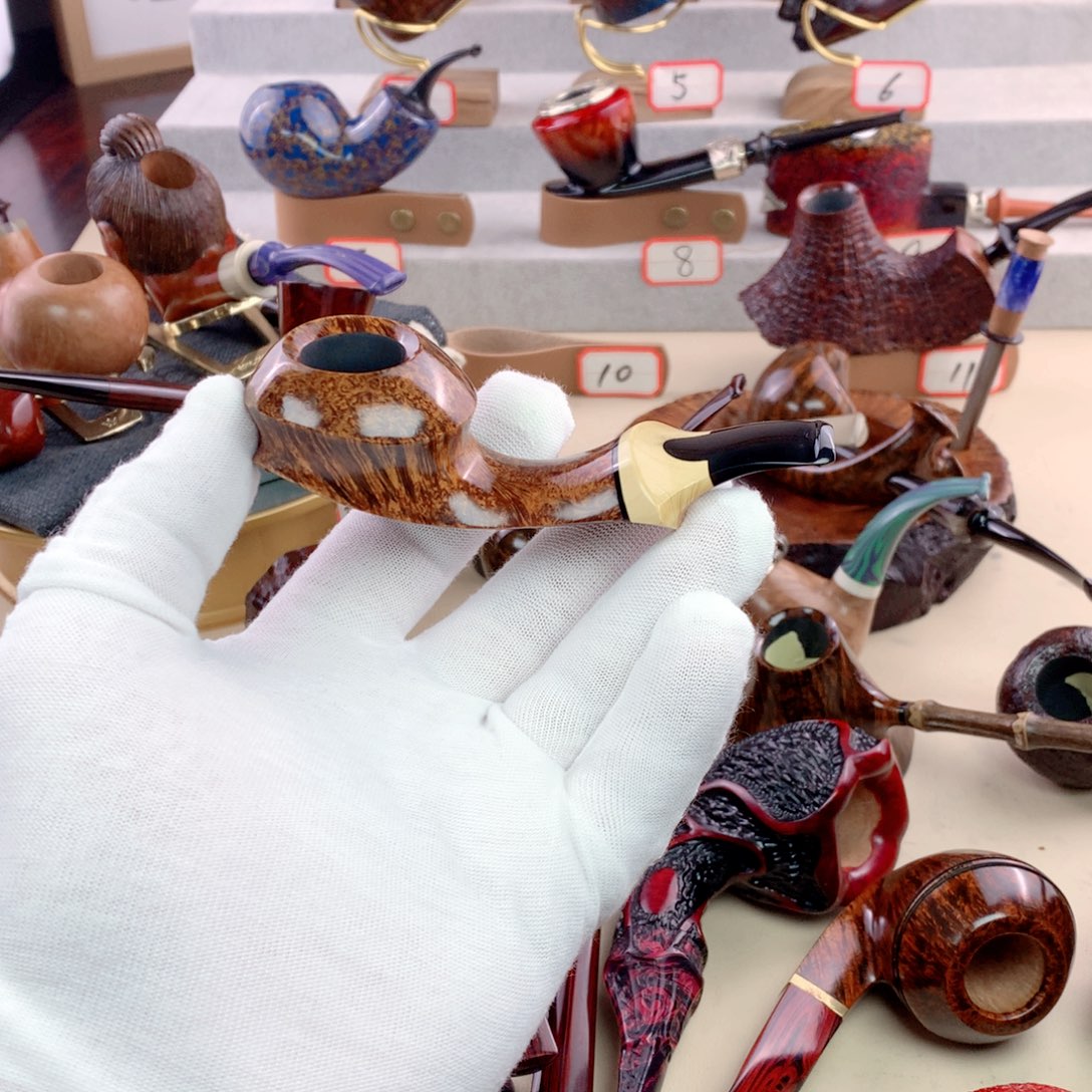 石楠木扁杆牛头烟斗3mm