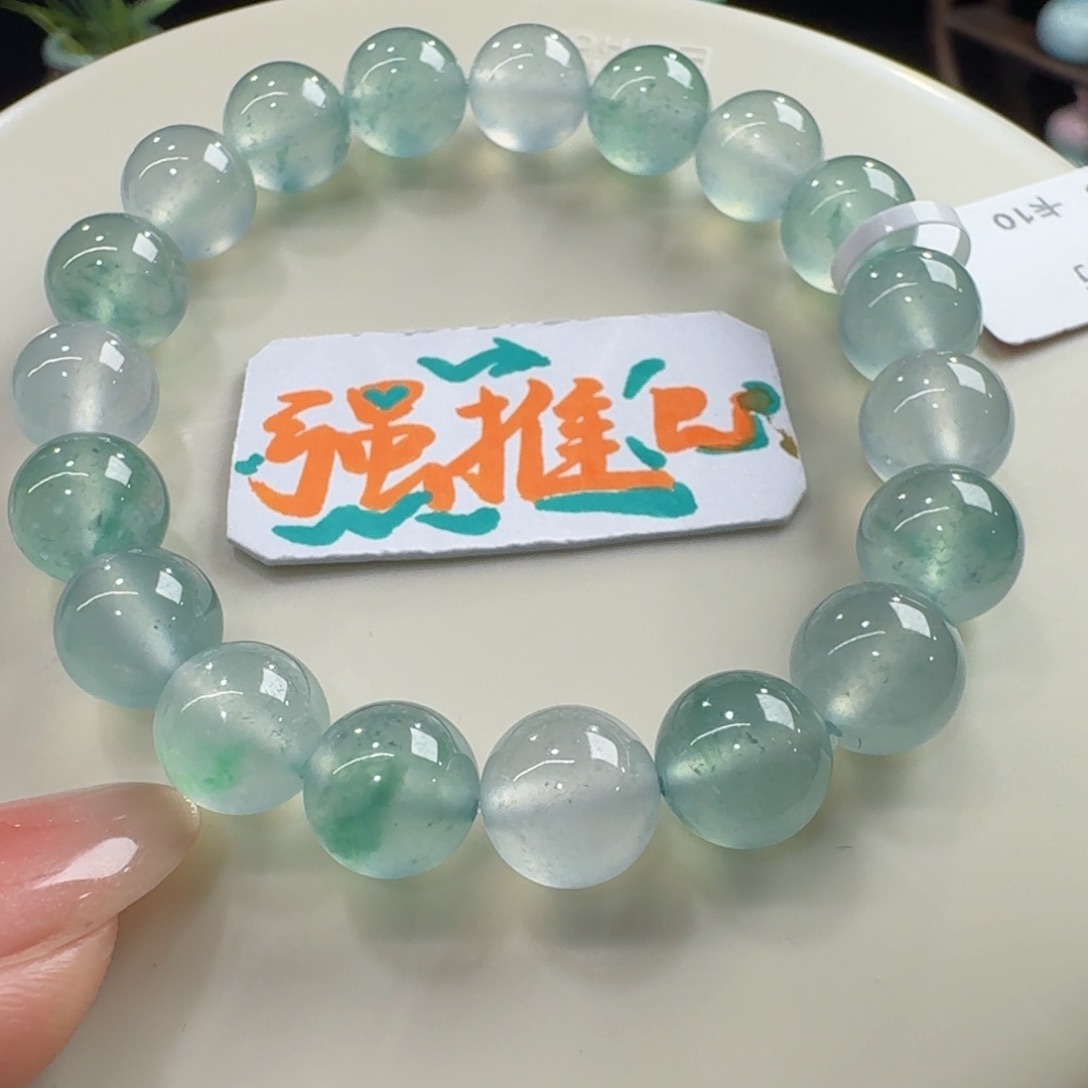 未镶嵌手链翡翠炸光清爽气质晴钢卡10力力力力力力推！