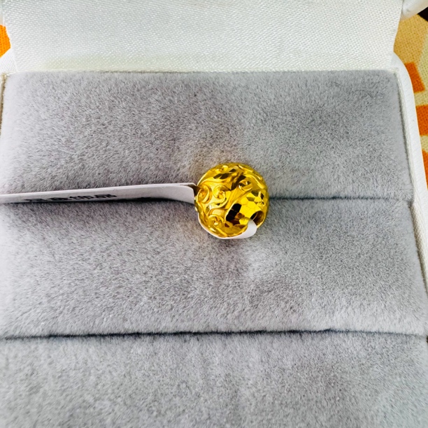 【莹莹专享】足金999饰品 小金球 0.76 GP