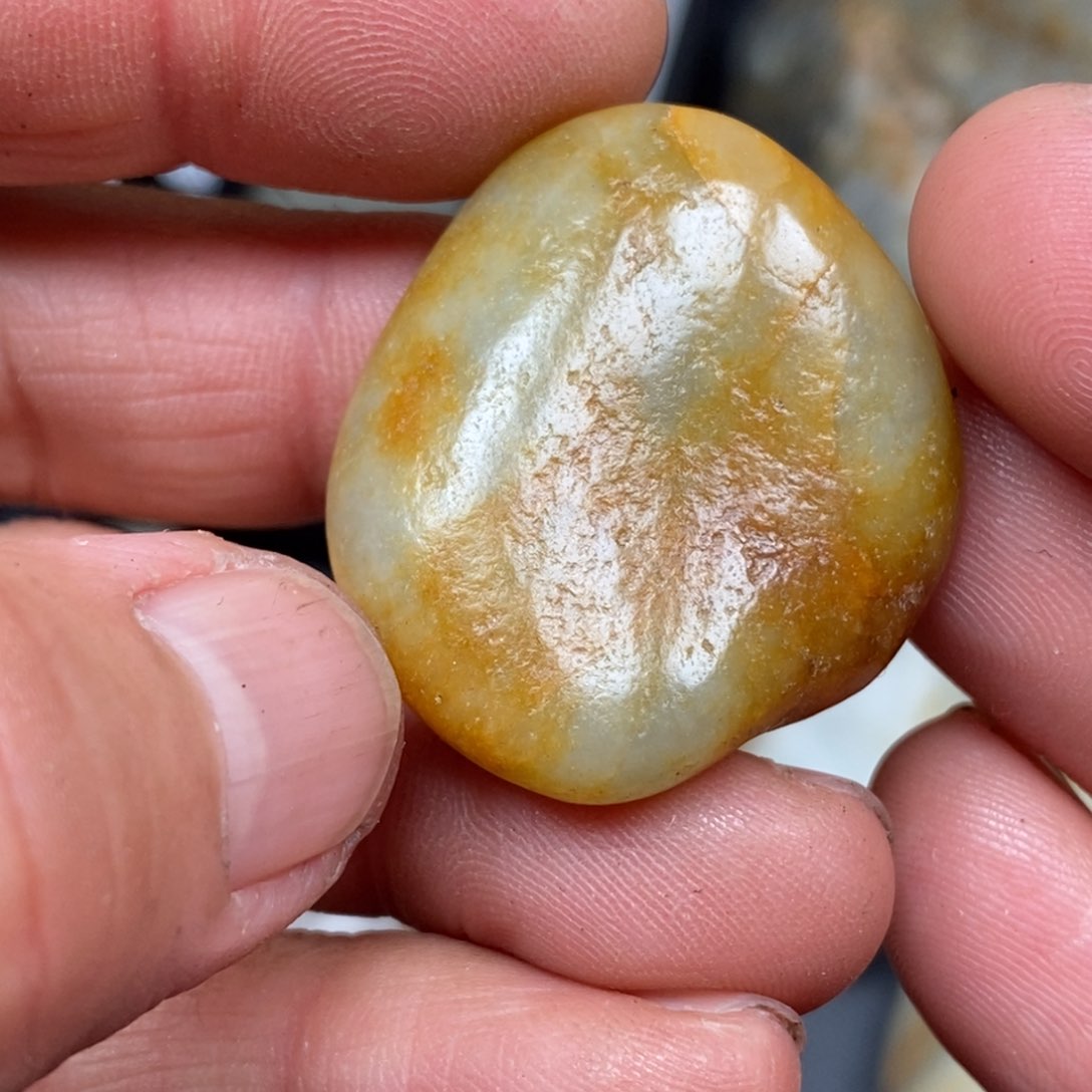 和田玉挂件银S925镀金镶嵌