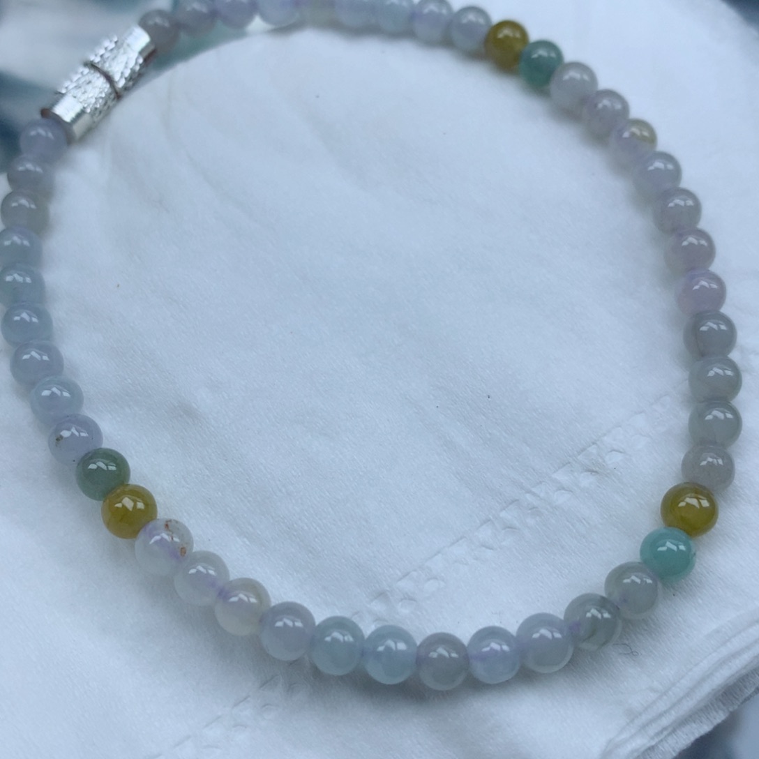 翡翠颈饰未镶嵌手串