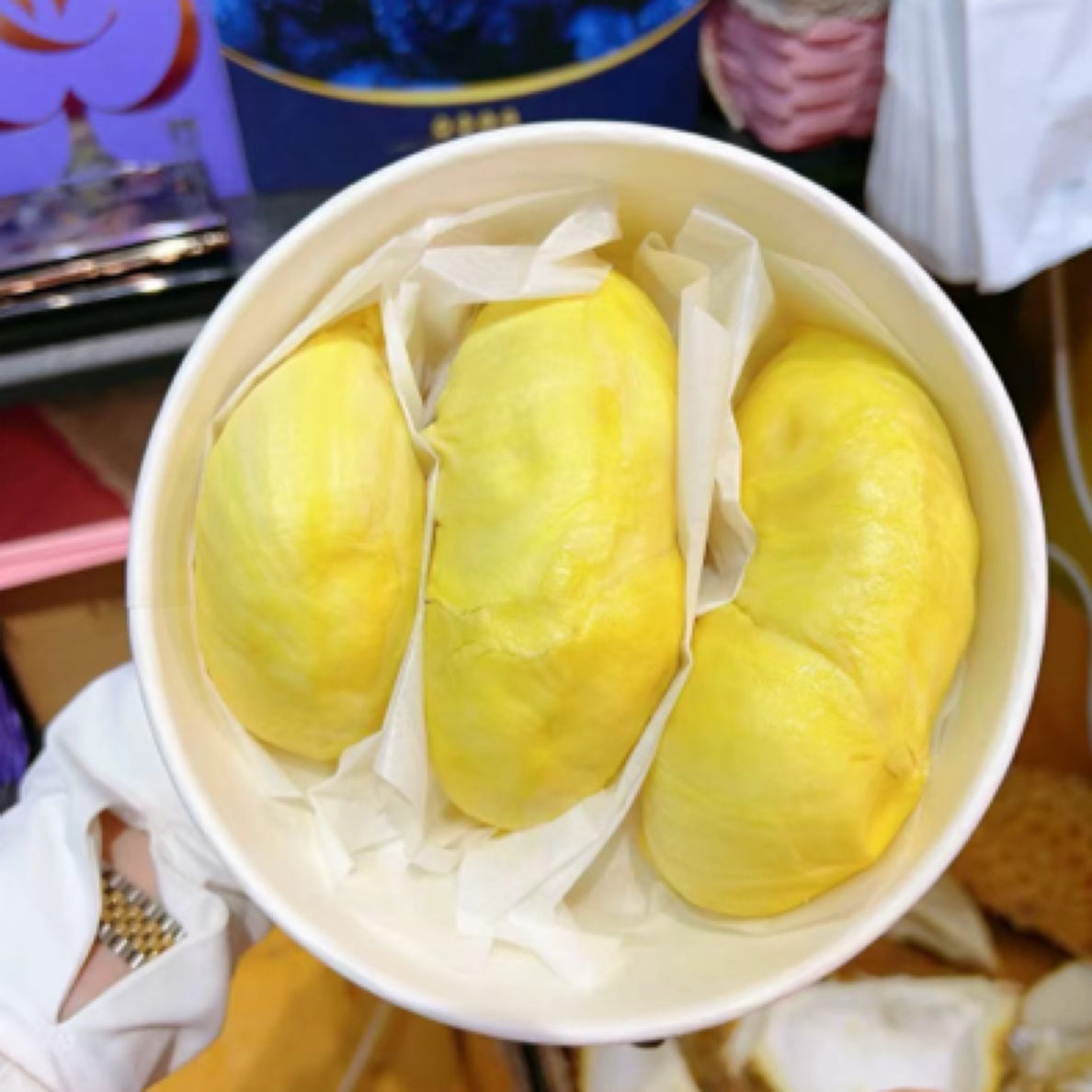 【伊春同城配送】1-6斤金枕鲜榴莲肉（核大核小）干尧越南