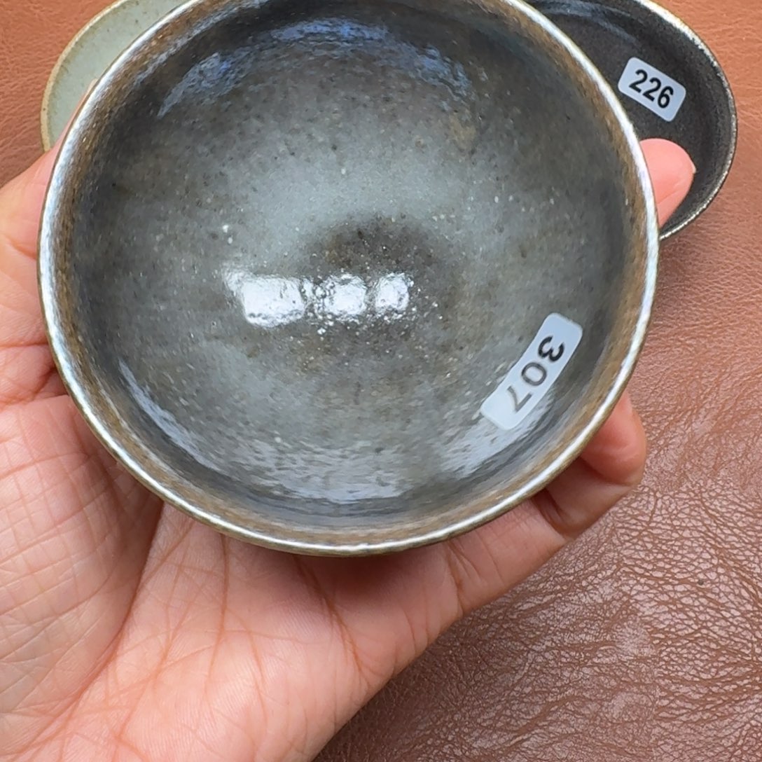 茶盏龙窑柴烧自然还原瑕疵307