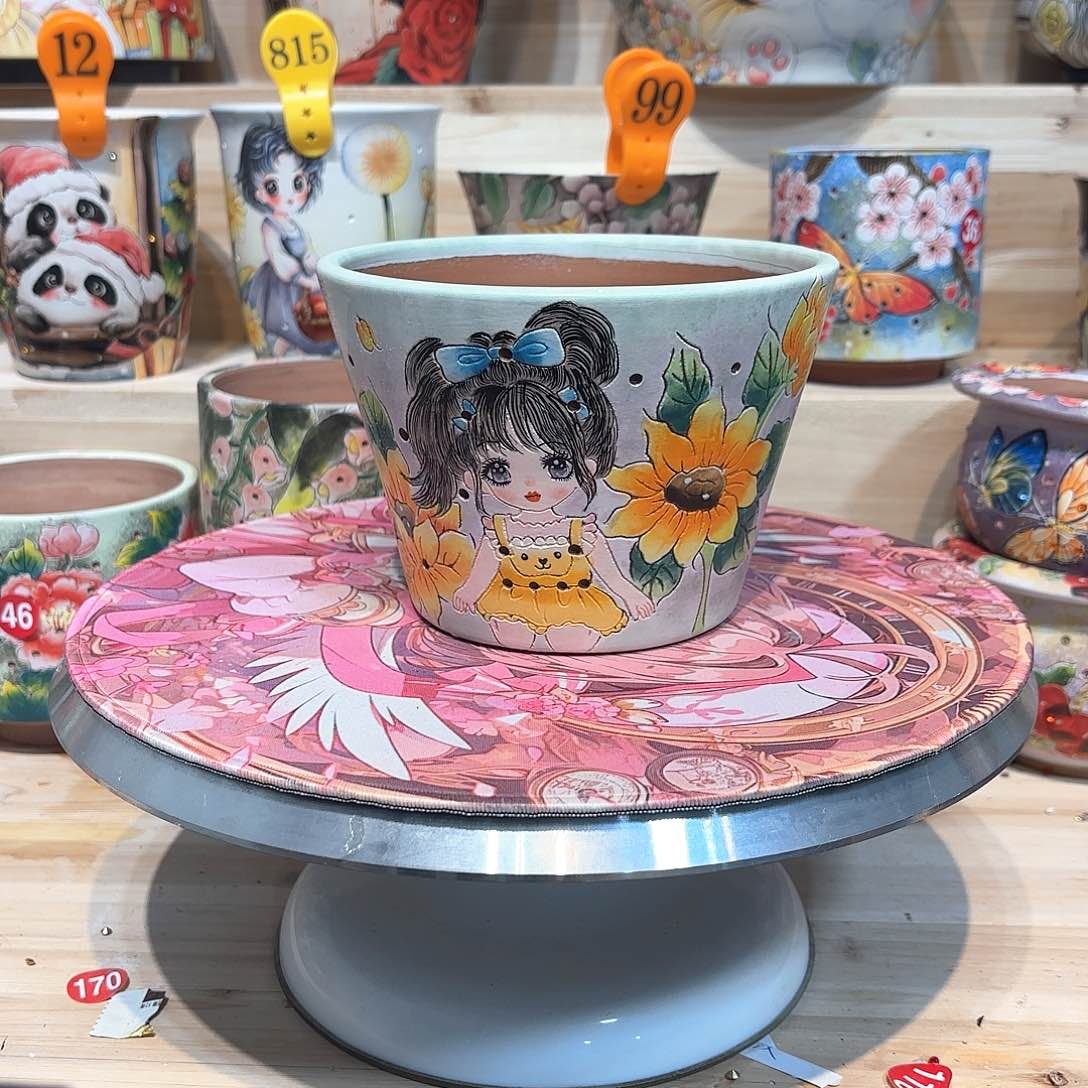 紫砂花盆手工花盆默认微瑕14/11