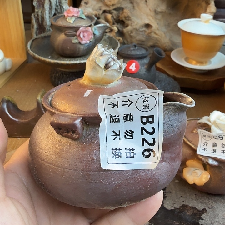 茶壶绿泥柴烧福利心哦多多