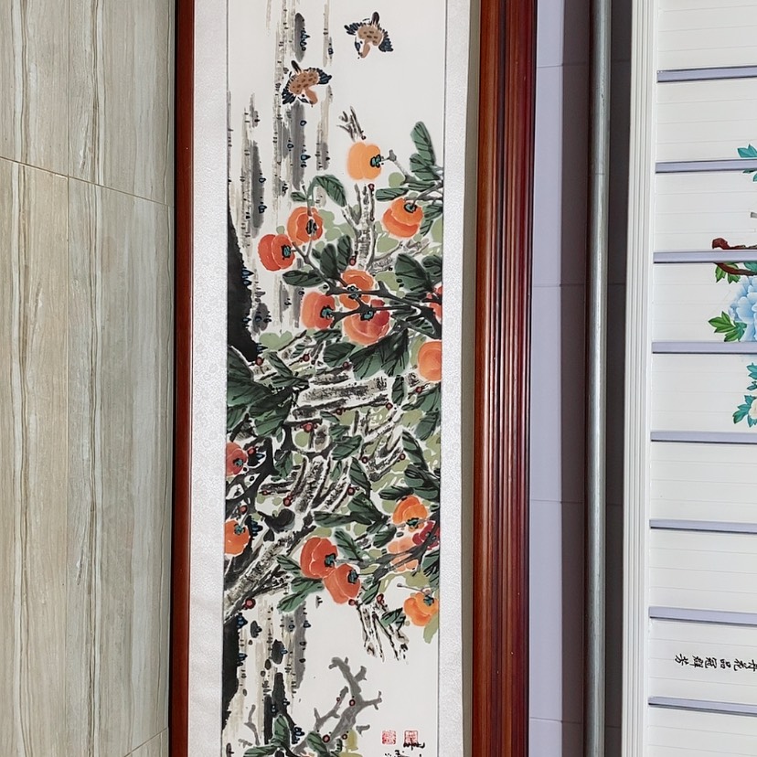 【闪购商品】国画书画作品带框165×50