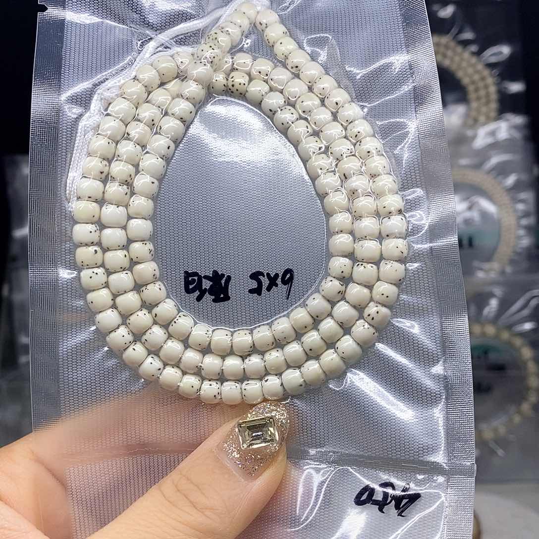 星月菩提吊坠6*5 原白