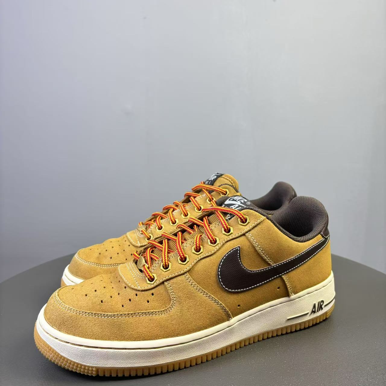 95新 maje 42.5码 空军一号小麦 黑棕金球鞋 非原盒