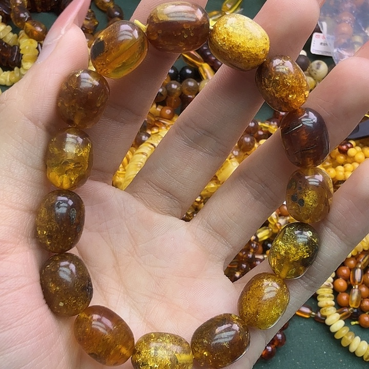 琥珀未镶嵌珠宝奇石