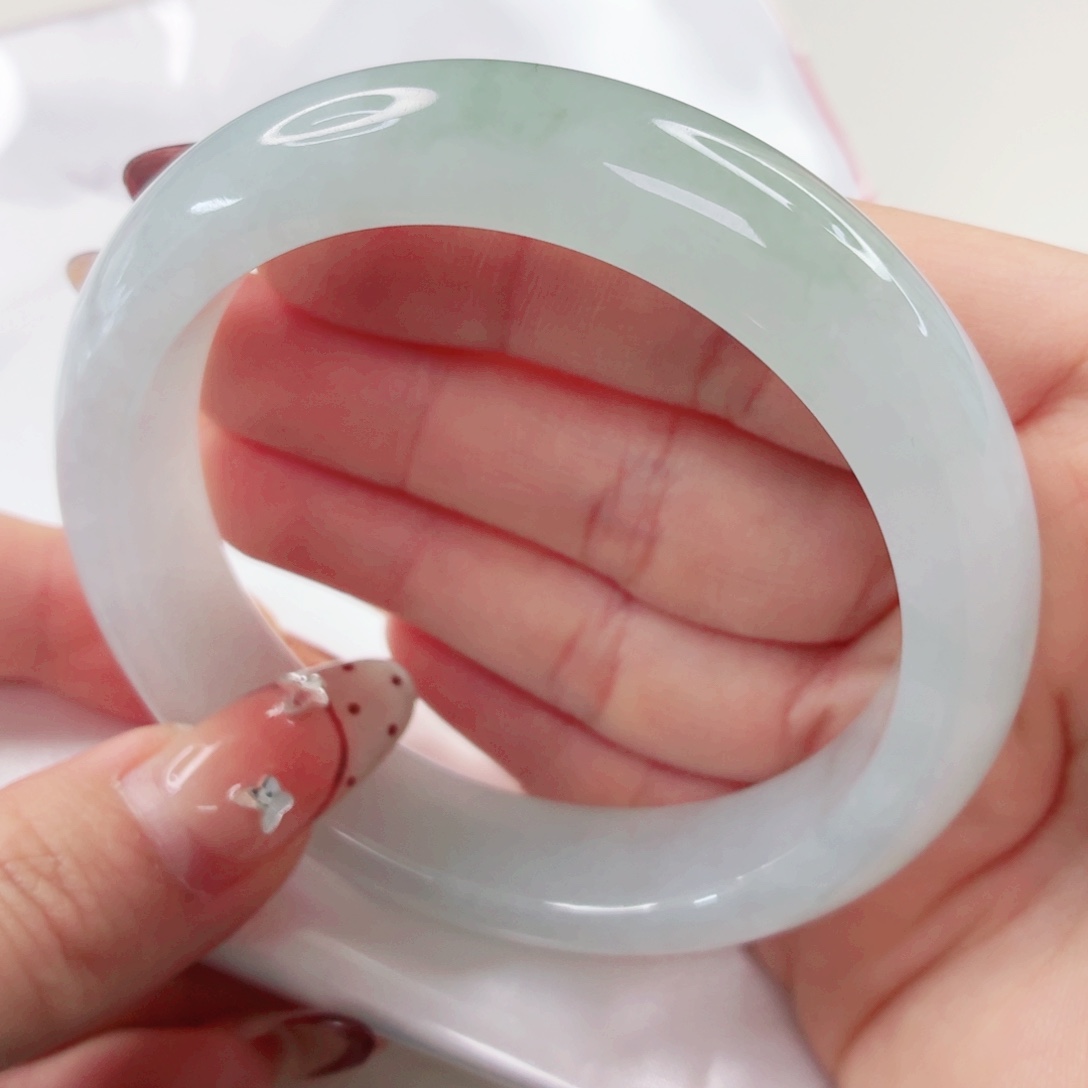 翡翠未镶嵌手镯59.7x351