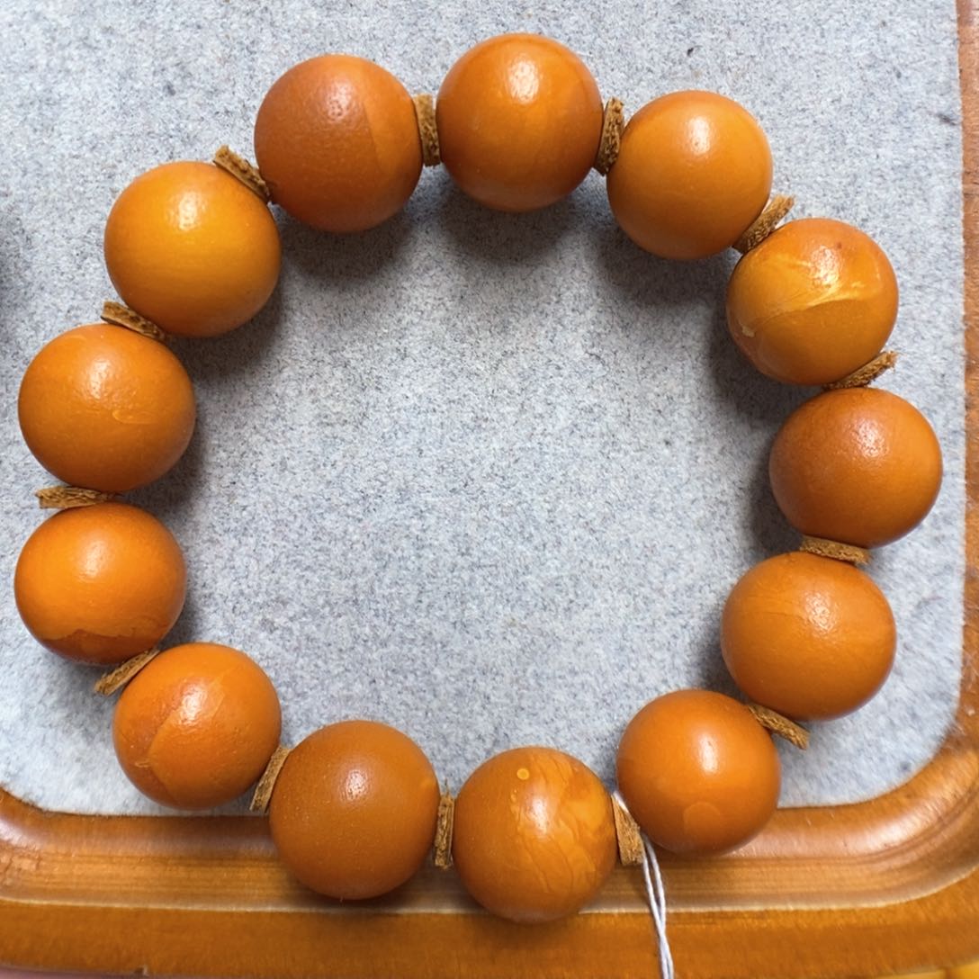 蜜蜡手串未镶嵌蜜蜡
