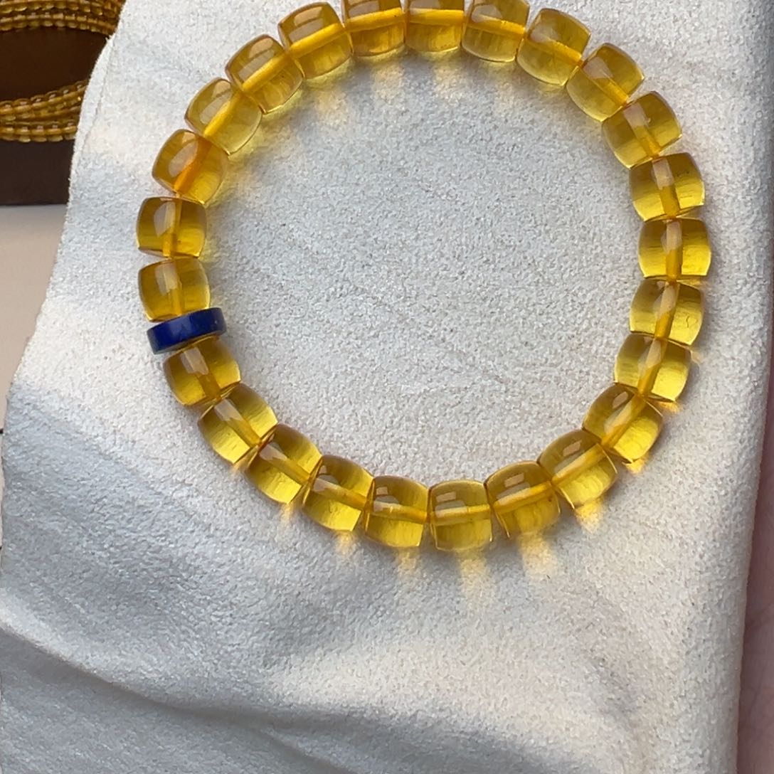 琥珀裸石未镶嵌9金珀直切