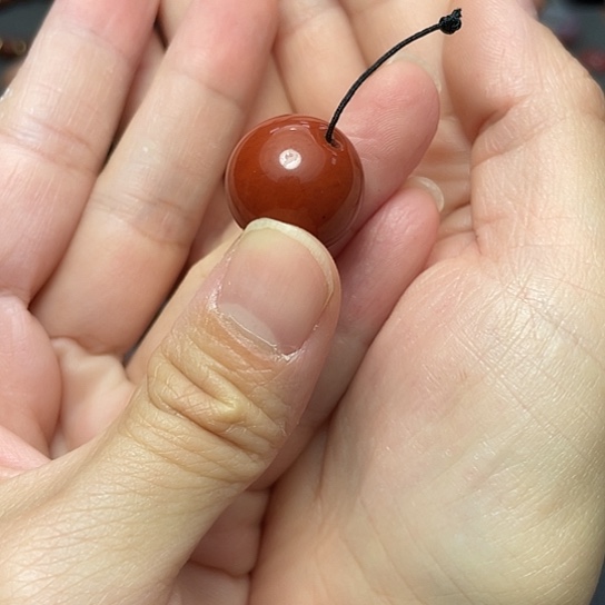 南红玛瑙单珠17mm多样性发未镶嵌