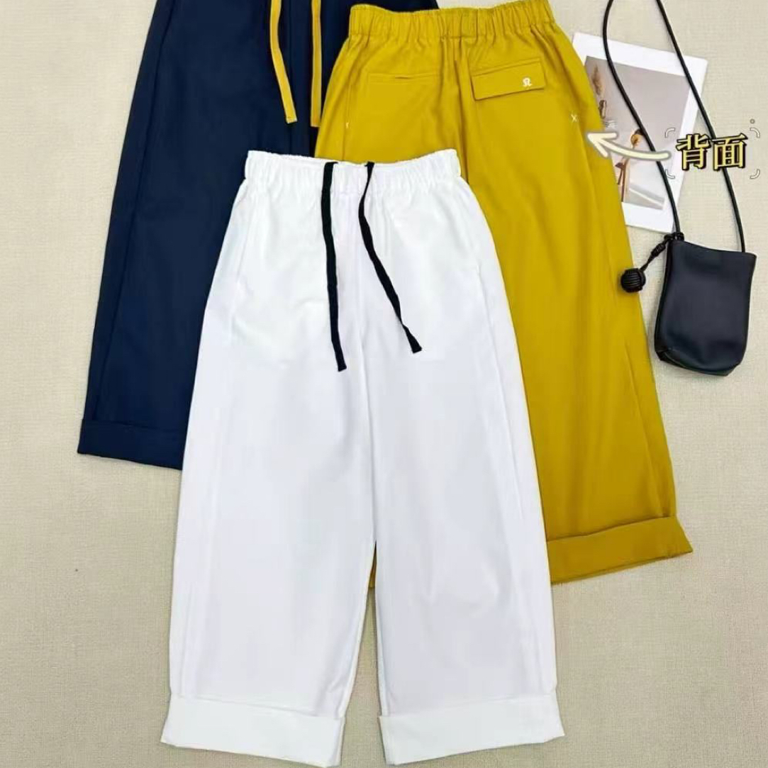 柒柒家秋季新款显瘦直筒裤