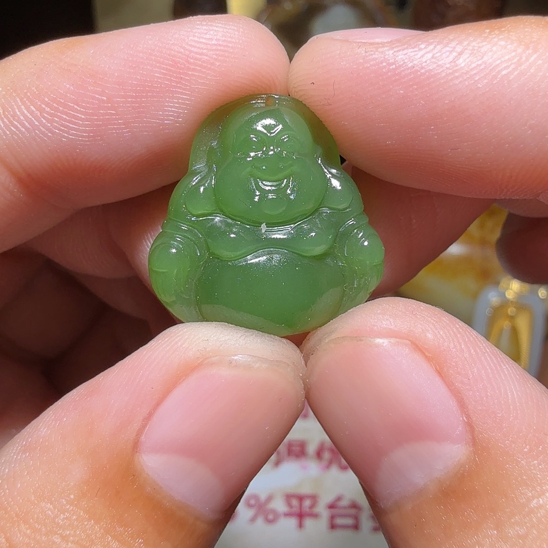 和田玉银S925镀金镶嵌颈饰